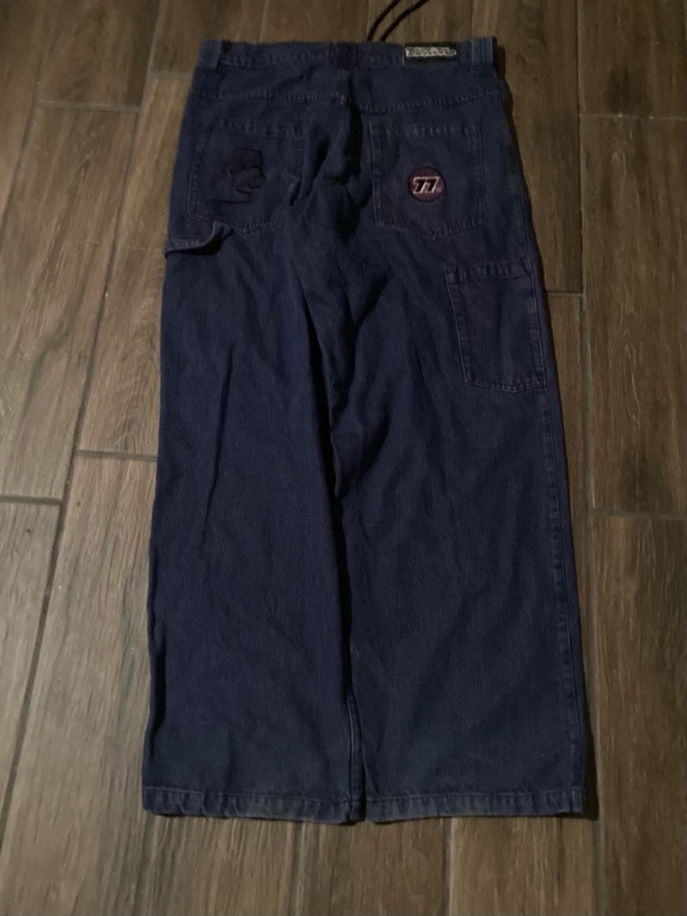 Seven Seven denim purple baggy pants